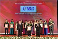 VNI VINH DỰ NHẬN DANH HIỆU TOP 10 CÔNG TY BẢO HIỂM  PHI NHÂN THỌ UY TÍN VÀ FAST500 NĂM 2020